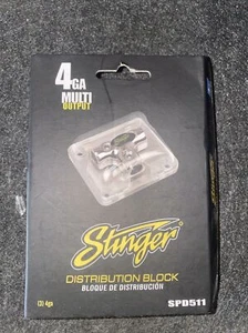 Stinger PRO 4 Gauge T Distribution Block - Picture 1 of 3