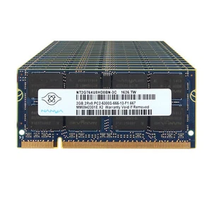 NANYA 2GB 2RX8 PC2-5300S DDR2 667Mhz 200Pin Memory Notebook SODIMM Non-Ecc Lot - Picture 1 of 14