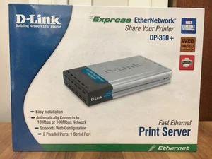 Fast ETHERNET PRINT SERVER D-LINK, DP-300+ SEALED. SERVER di STAMPA, SIGILLATO - Photo 1/4