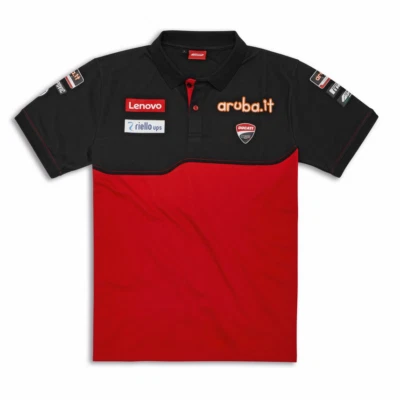 Ducati Corse SBK '24 Superbike Team Replica Polo T-Shirt Bautista Bulega - Image 1 of 2