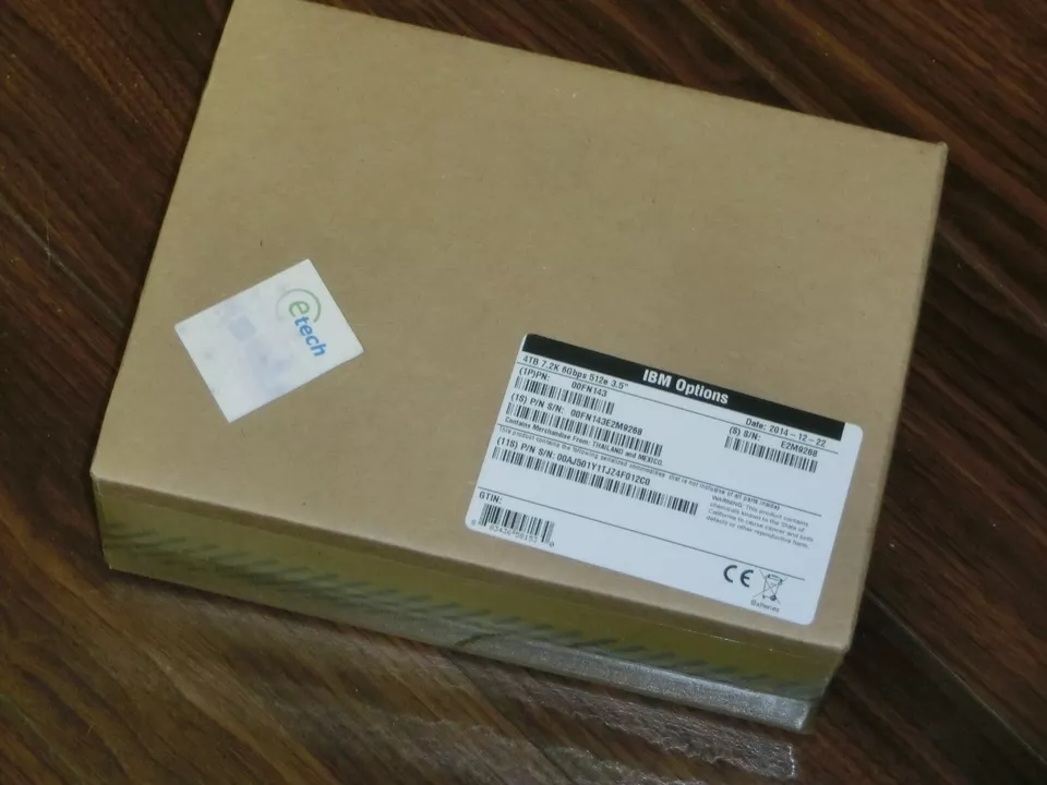 00FN143 00FN144- IBM LENOVO 4TB 7.2K 6G 512e NL SATA 3.5" G2HS HDD, System x M4 - Image 1 of 1