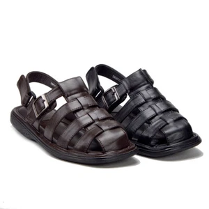 Men's CN0961 Closed Toe Adjustable Caged Fisherman Sandals - Picture 1 of 6