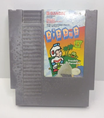 Dig Dug II: Trouble in Paradise (Nintendo Entertainment System, 1989) - Image 1 of 4