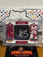 SCOTTIE BARNES SIGNED AUTO ROOKIE CARD RC PANINI INSTANT RAPTORS 9/10 RAPTOS