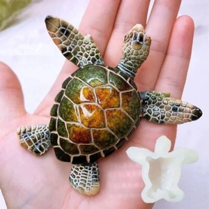Turtle Epoxy Resin Silicone Mold Turtle Model Plaster Soap Mold DIY - Picture 1 of 7