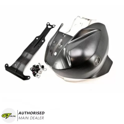 Ducati Diavel Carbon Fibre Exhaust Cover Heat Shield Guard Update Kit Genuine - Image 1 of 4