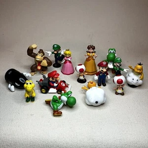 Nintendo Jakks Super Mario Bros 2007 2008 PVC Figures Lot Of 15 - Picture 1 of 10