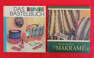 DDR Das bunte Bastelbuch 1980 + Makrame Handarbeit - Verlag R. Arnold 1979 - Bild 1 von 11