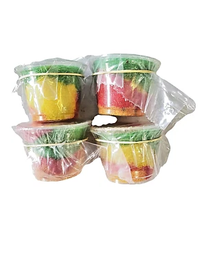 10-Vasito agridulce c/Saladito (Taza con polvo agrio con bola de ciruela) Caramelo mexicano Foto 1 de 2