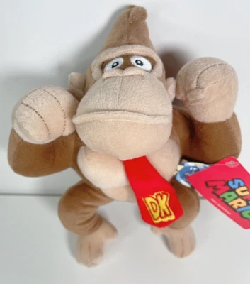 Juguete suave de peluche con licencia Nintendo Super Mario Bros - Donkey Kong 25 cm nuevo con etiquetas Foto 1 de 3