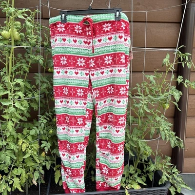 Secret Treasures Christmas Pajama Pants Womens Size XL Fuzzy Joggers Pjs - Image 1 of 2