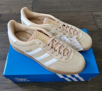 Adidas Originales Mujer GAZELLE INDOOR Tenis IH5482 Magic Beige Talla 10 Foto 1 de 4