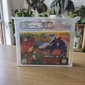 VGA GRADED 85 NM+ Super Mario World 2 Yoshis Island Super Nintendo - AUS PAL