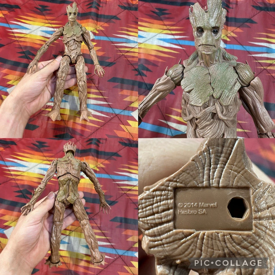 Фигурка Marvel Legends Groot Build A BAF Guardians of Galaxy Hasbro 2014 9 дюймов - Изображение 1 из 4