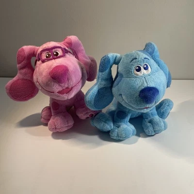 Peluche Blues Clues and You 6" azul y magenta 2022 Nickelodeon Viacom juguete de peluche Foto 1 de 4