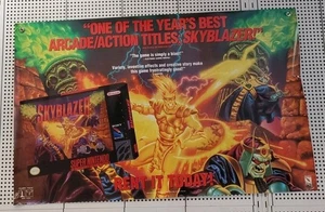 1994 Skyblazer Super Nintendo 39x24 Video Game Poster - Picture 1 of 10