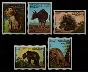 Laos 1985 - Mi-Nr. 846-850 ** - MNH - Wildtiere / Wild animals - Bild 1 von 1