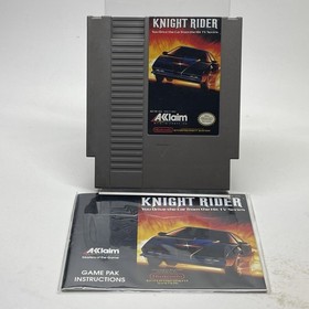 Knight Rider (Nintendo NES, 1989) Authentic Cart Only Tested Working Good Cond