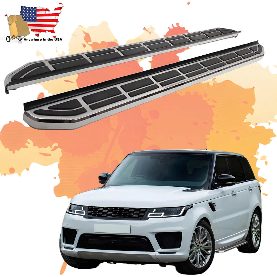 500lbs Side Steps Running Boards For 2014-2022 Land Rover Range Rover Sport - Image 1 of 4