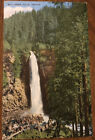 Linen Postcard Pm 1949 Mill Creek Falls Oregon Forest Waterfall Rogue River