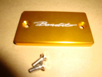 SUZUKI BANDIT 600 650 1200 1250 АНОДИРОВАННАЯ КРЫШКА ГЛАВНОГО ЦИЛИНДРА НОВАЯ В ЗОЛОТЕ - Изображение 1 из 2