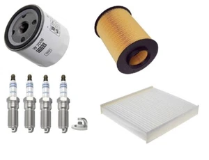 Service Kit Fits Ford C-Max 1.6 DM2 Bosch Air Oil Pollen Filter Spark Plugs - Picture 1 of 6