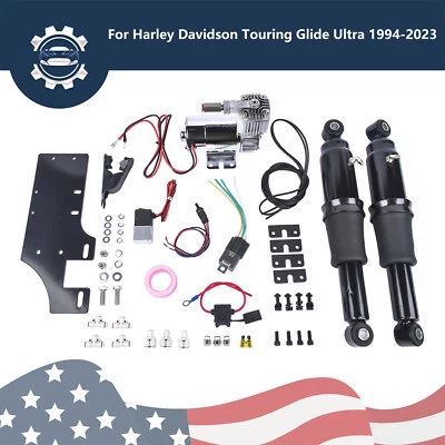 Rear Air Ride Suspension Set Fits For Harley Electra Street Glide Ultra 1994-up - Image 1 of 4