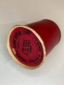 Ampoule Inactinique Vintage Brownie Dark Room Lamp Serie 2 Eastman Kodak - Picture 1 of 5