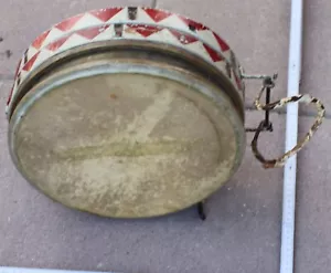 marsch blech trommel ROA o adler alt top militaria deko ersatz teile rot weiß - Bild 1 von 16