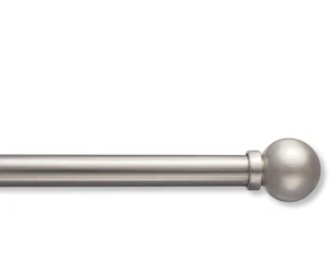 Tringle à rideau simple 1 Premium Collection diamètre 1" avec embouts à billes - Photo 1/4