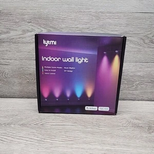 3M Lytmi Indoor Wall Light, RGBIC Wall Sconces with WiFi, Works with Alexa - Picture 1 of 6