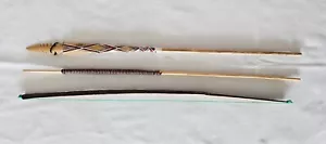 NATIVE AMAZONIAN TRIBAL VENEZUELA HANDMADE BOW & 2 ARROWS NWOT - Picture 1 of 8