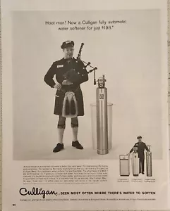 1963 Culligan condizionamento acqua dolce pubblicità vintage 14 x 10 hoot mon - Foto 1 di 1