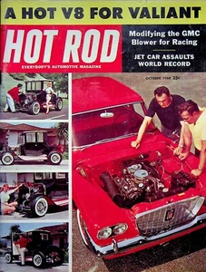 Vintage Hot Rod Magazine October 1960 A Hot V8 for Valiant M4061 - Picture 1 of 3