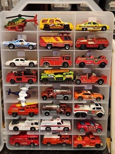 matchbox / hot wheels (case #183) fire dept department rescue emergency - Picture 1 of 25