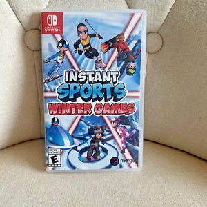 Nintendo Switch Instant Sports Winter Games 2021 7 Snow Games Ski Jump One Owner - Picture 1 of 5