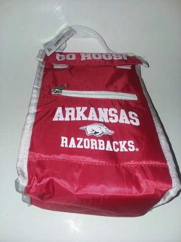 Arkansas Razorbacks Insulated 6 pack Cooler mini back pack GO HOGS! Cover