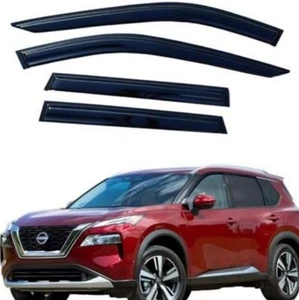 Nissan Rogue 2021-2023 S, SV Window Visor Vent Shades Sun Rain Guards Deflector - Picture 1 of 5