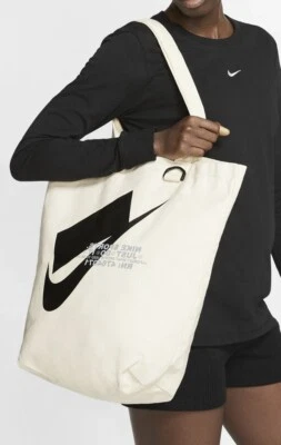 Nike - Heritage Tote (Natural/ Flt Silver/ Black) BA6027-130 - Image 1 of 4