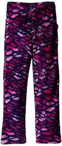 Calvin Klein Girls' Printed Plush Sleep Pant, Fuchsia, 5/6 - Picture 1 of 1