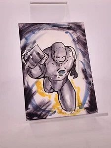 Iron Man Sketch Card by Cesar Flores - 1 of 1 - 2020 Marvel Masterpieces - Picture 1 of 2