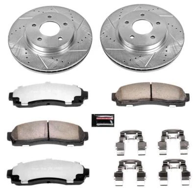 PowerStop Disc Brake Kit - Front - Fits Chevrolet Equinox 2005-2006, Pontiac Tor - Image 1 of 4