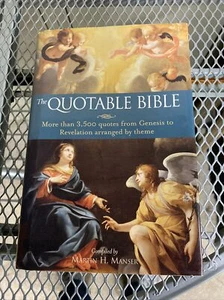 The Quotable Bible by Martin H. Manser (2006, Hardcover) - Picture 1 of 2
