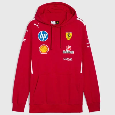Scuderia Ferrari Replica Dark Cherry Red Team Hoodie - Image 1 of 4