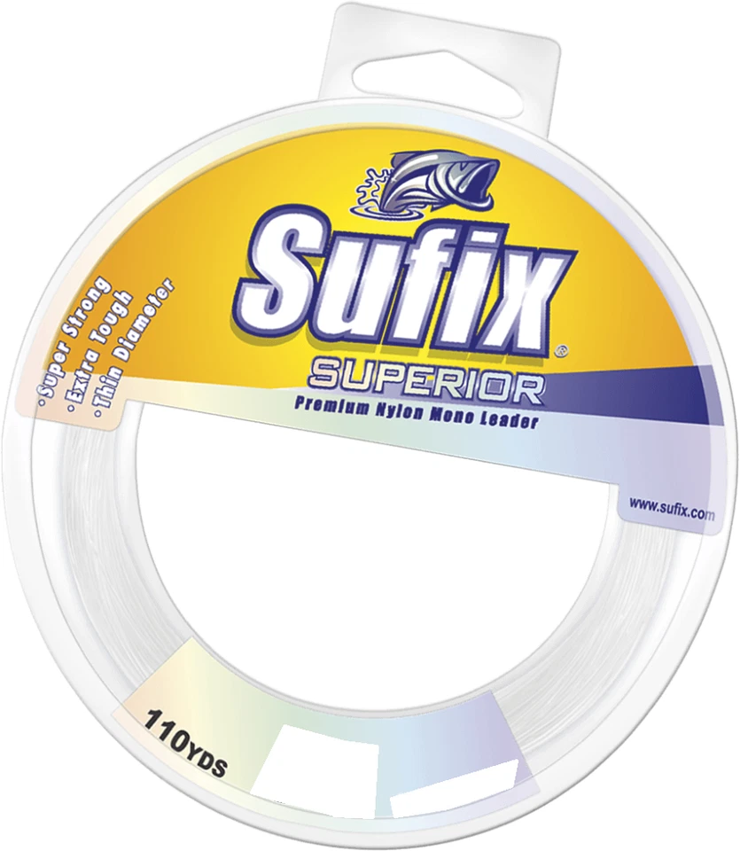 SUFIX 100m Spool of Superior Monofilament Fishing Leader -Clear Mono Leader Line - image 1 of 1
