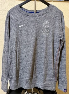 MLB Apparel Nike Größe Medium Langarm Damen Cubs Shirt grau Baseball - Bild 1 von 6