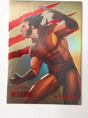 Tarjeta Fleer Ultra Wolverine Gold Rainbow Foil 2024 #85 Wolverine epack exclusivo Foto 1 de 2
