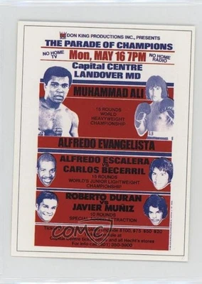 1993 Sporting Profiles The Greatest Muhammad Ali Alfredo Evangelista Escalera v - Image 1 of 2