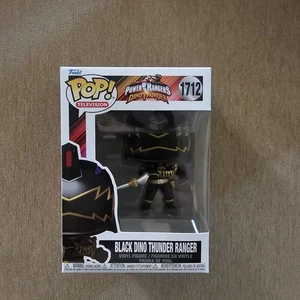 Funko Pop! Television Power Rangers Black Dino Thunder Ranger #1712 Vinyl - Picture 1 of 5