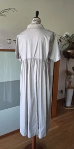 FFC Sommerkleid Midi, Gr. 40 , silbergrau, Baumwolle seidig schimmernd,neu - Bild 1 von 23